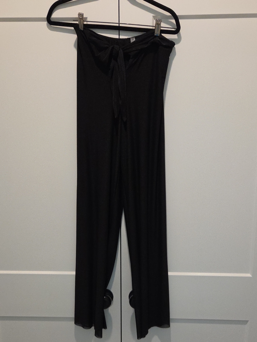 Victorias Secret Black Wide-Leg Swim Cover Up Pants